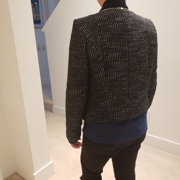 NWT Sandro Wool Blazer Coat Jacket Sz 38 - Picture 13 of 14